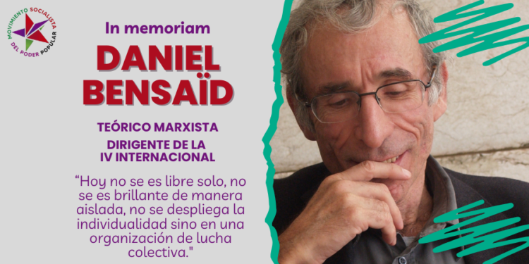 15 años sin Daniel Bensaïd, una de las figuras más destacadas de la izquierda anticapitalista