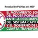 EL MOVIMIENTO SOCIALISTA DEL PODER POPULAR ANTE LA DESCOMPOSIÓN DEL SISTEMA CAPITALISTA Y EL GOBIERNO DE LA CUARTA TRANSFORMACIÓN