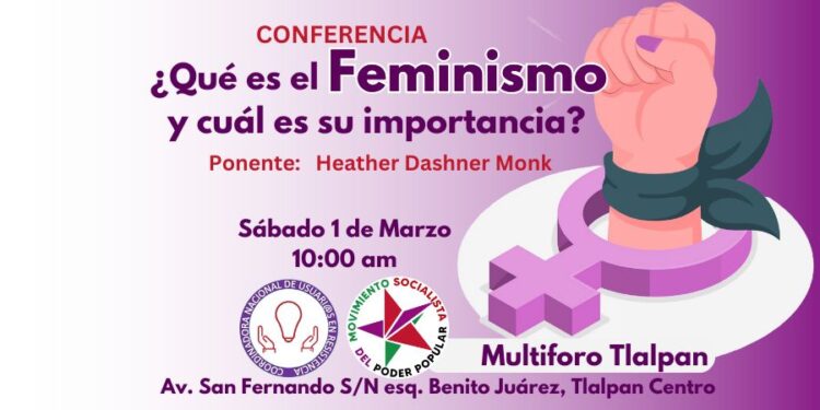 Invitación a la conferencia «¿Qué es el feminismo y cuál es su importancia?»