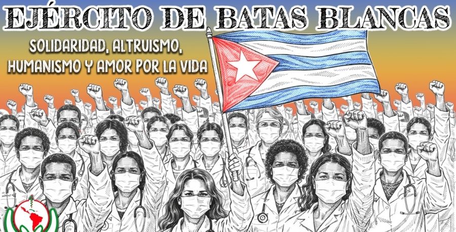 EJERCITO DE BATAS BLANCAS REGRESA A LA ISLA CON AYUDA HUMANITARIA