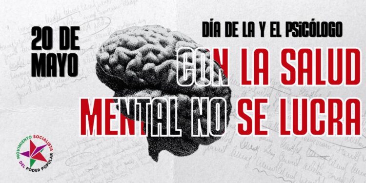 ¡Con la salud mental no se lucra!