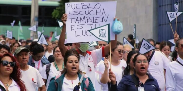 ¡Las y los trabajadores del IMSS enseñan el camino para alcanzar mejores condiciones de trabajo!